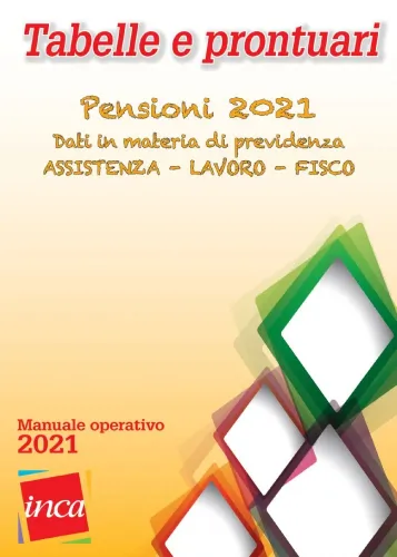 Tabelle e prontuari. Pensioni 2021